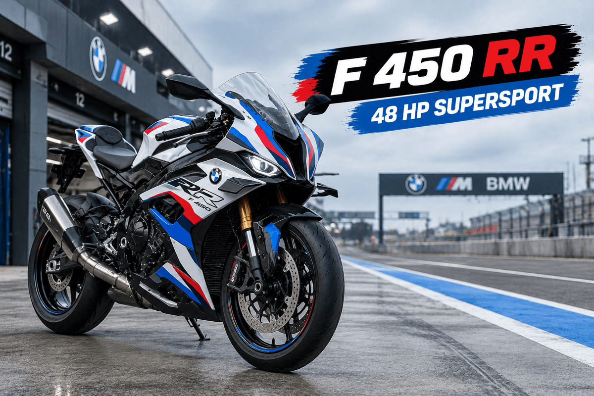 BMW F 450 RR Debuts: Bavaria's New Sportbike Hits Mid-Range Segment