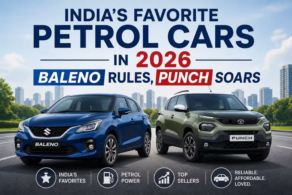 India's Favorite Petrol Cars in 2026: Baleno Rules, Punch Soars