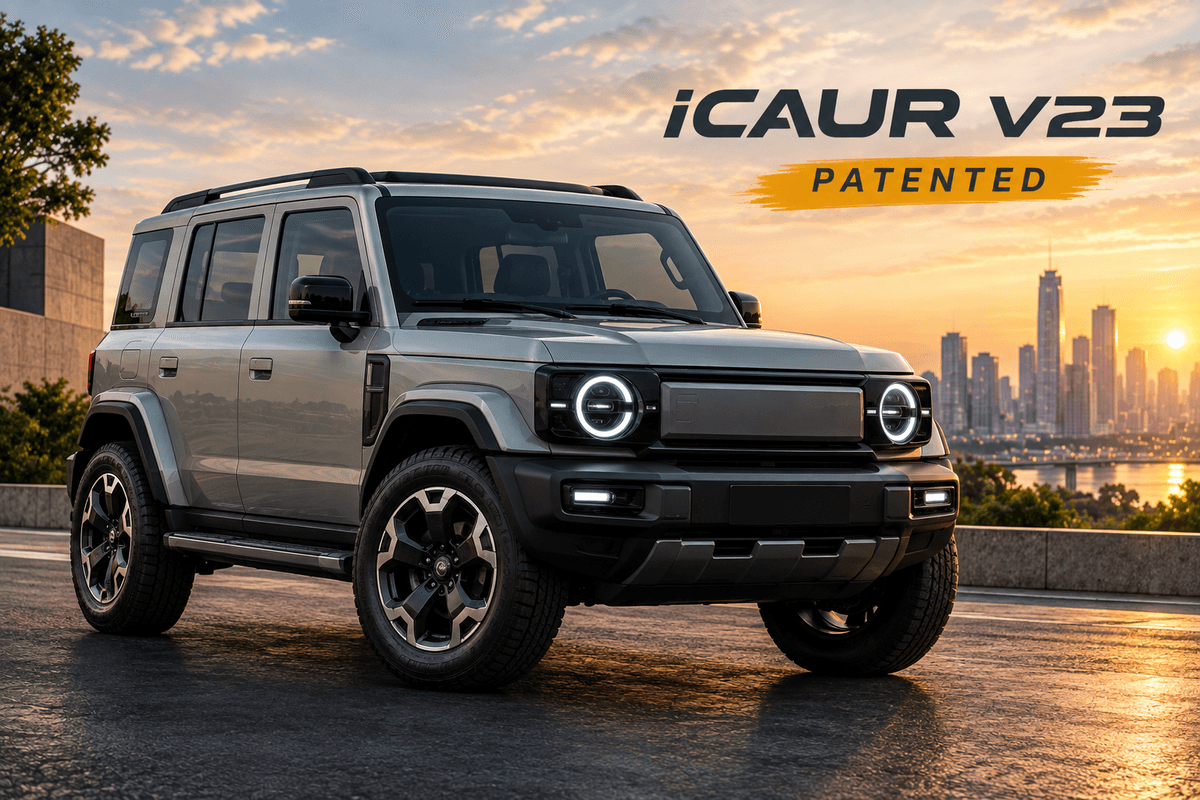 JSW Motors' Chery iCaur SUV Design Patented: Is India Ready for This Bold Look?