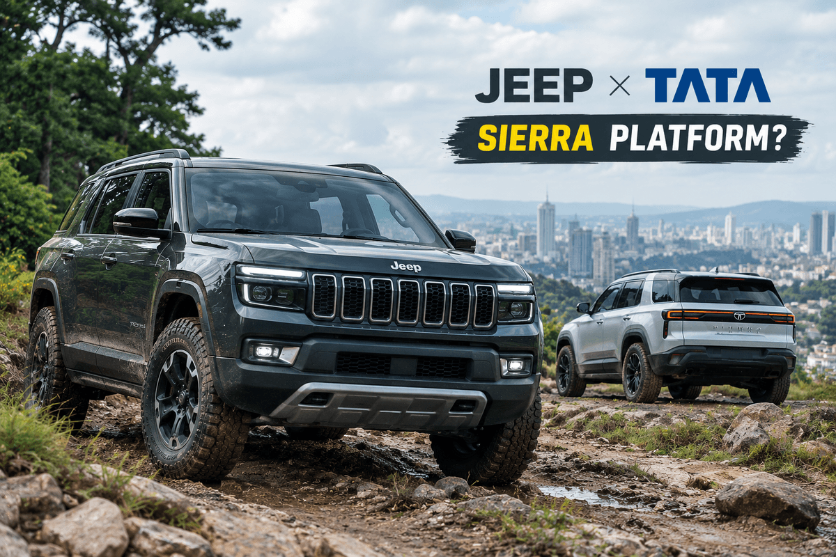 New Jeep SUV Based On Tata Sierra Platform Expected In 2028