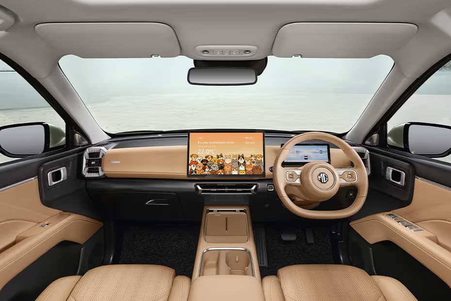 MG Hector Tomahawk EV Dashboard