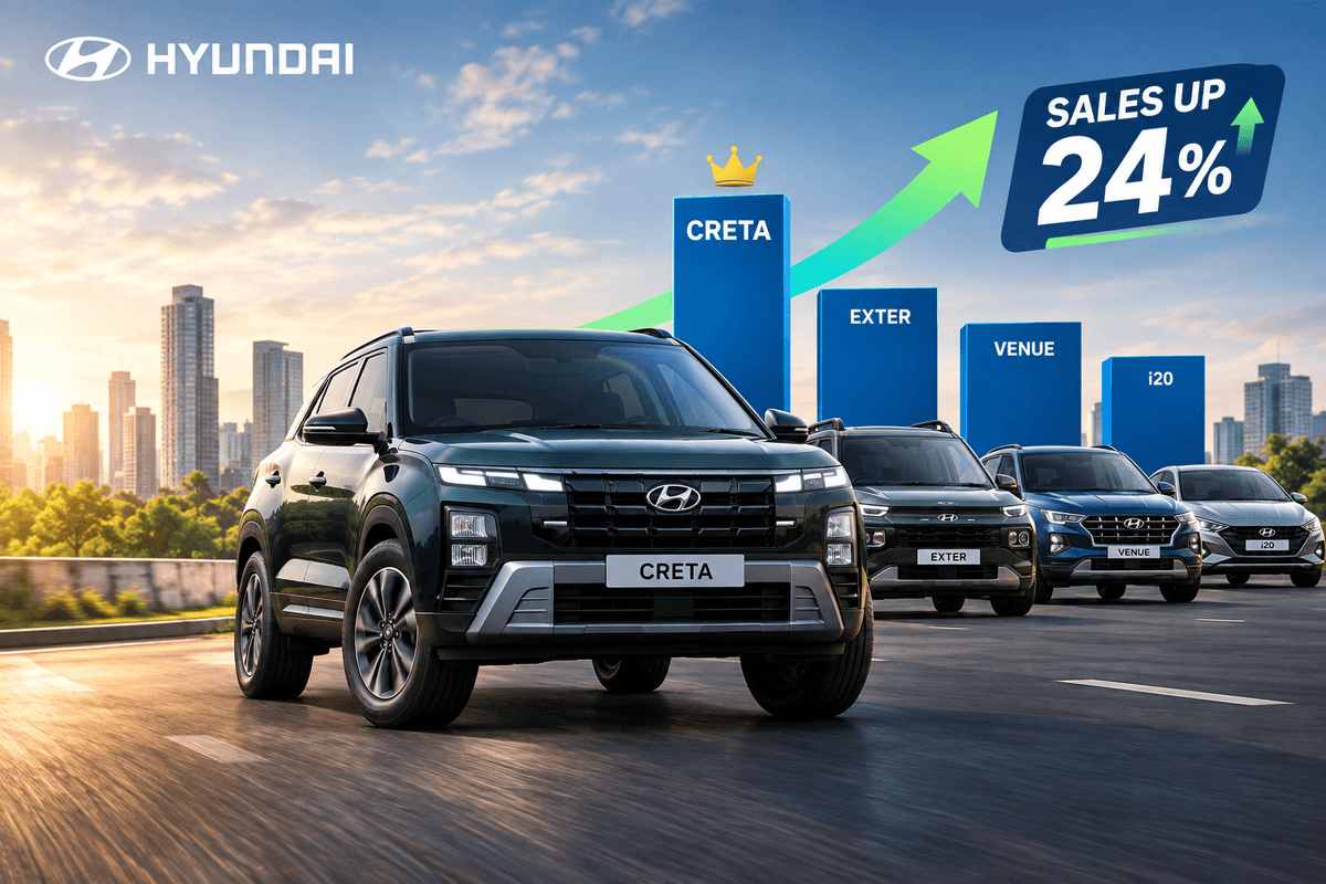 Hyundai Sales August 2026: Creta Leads as Volumes Rise 24%