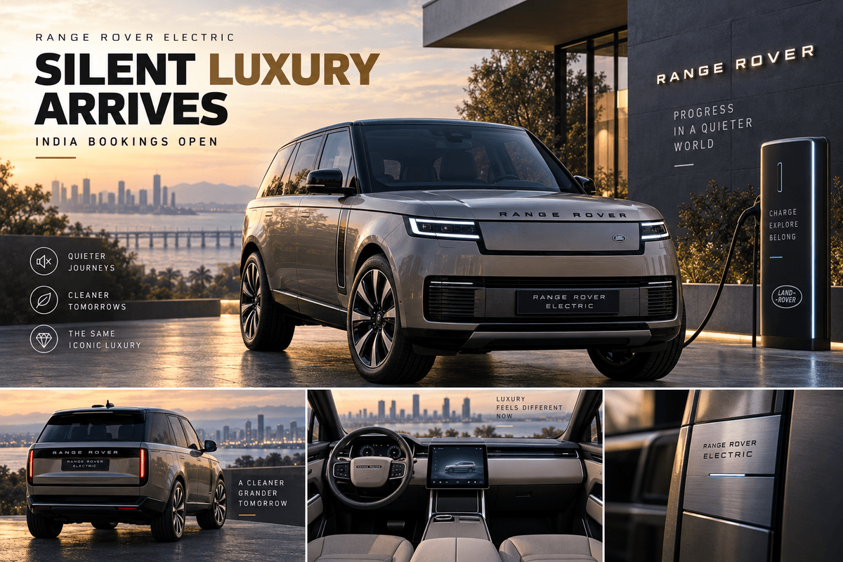 Range Rover Electric: India Bookings Open for the Silent Luxury Beast