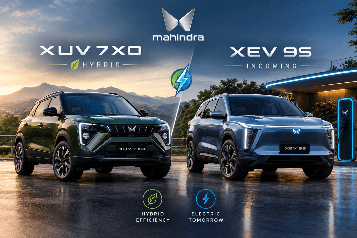 Mahindra's Electrification Strategy: XUV 7XO Hybrid & XEV 9S Incoming