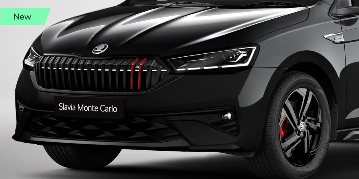 New Skoda Slavia monte carlo