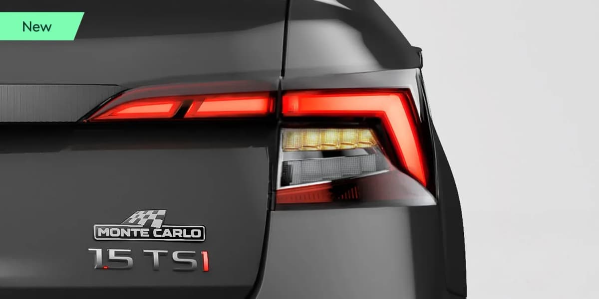 New Skoda Slavia monte carlo