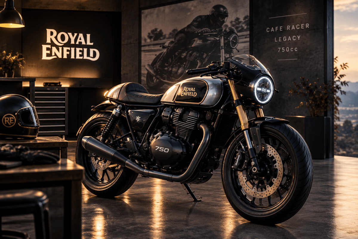 Royal Enfield's 750cc Cafe Racer: Is This The Next Big Thing?