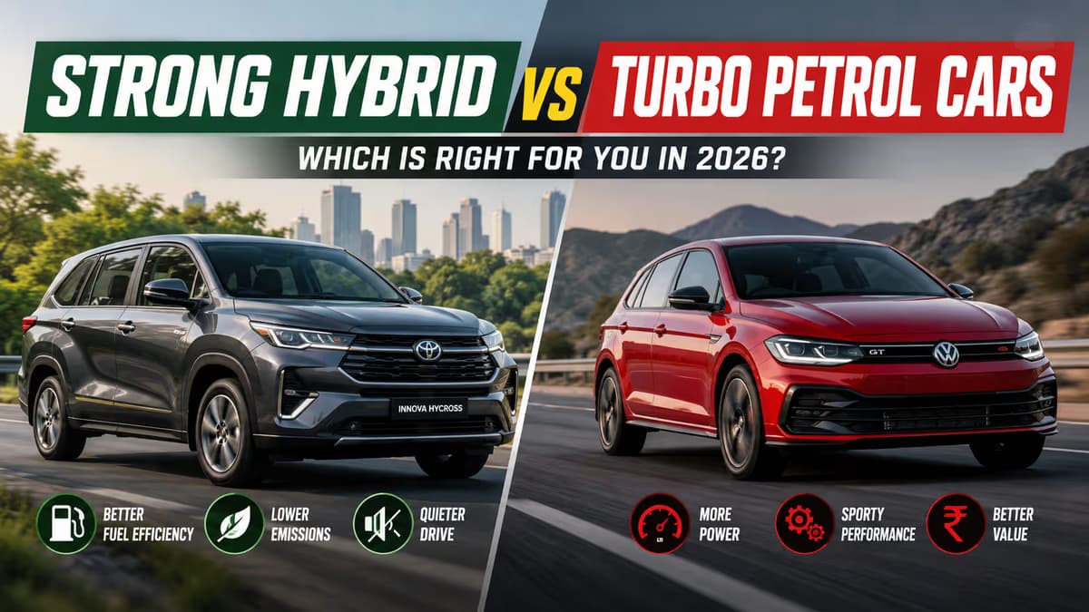 Strong Hybrid vs Turbo Petrol Cars