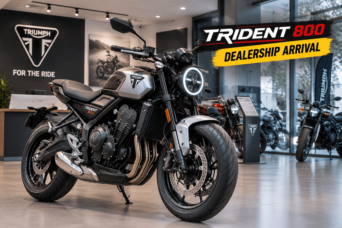 Triumph Trident 800 Arrives in India: Price Revealed at ₹10.95 Lakh