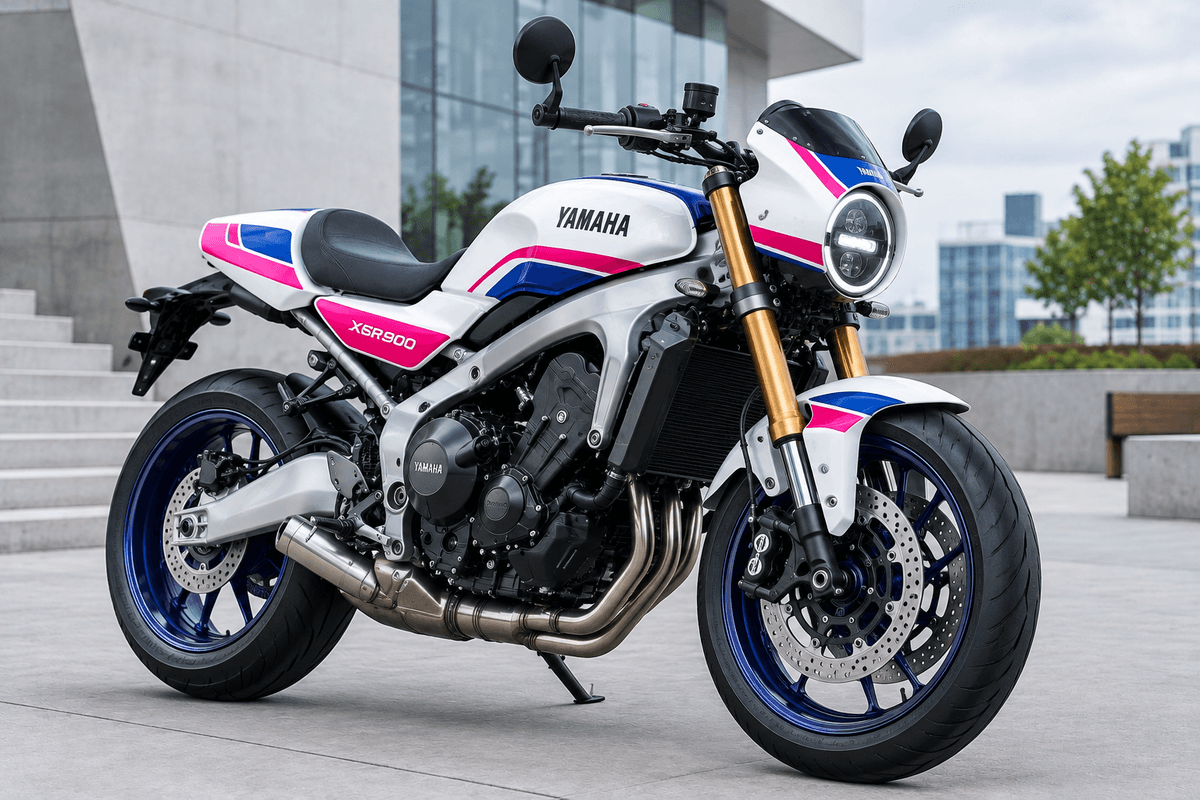 Yamaha XSR900 Color Rocks a Classic Vibe for 2027