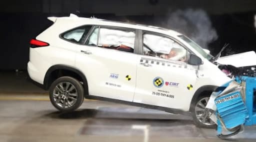 Toyota Innova Hycross Achieves 5-Star Rating in Bharat NCAP Crash Test