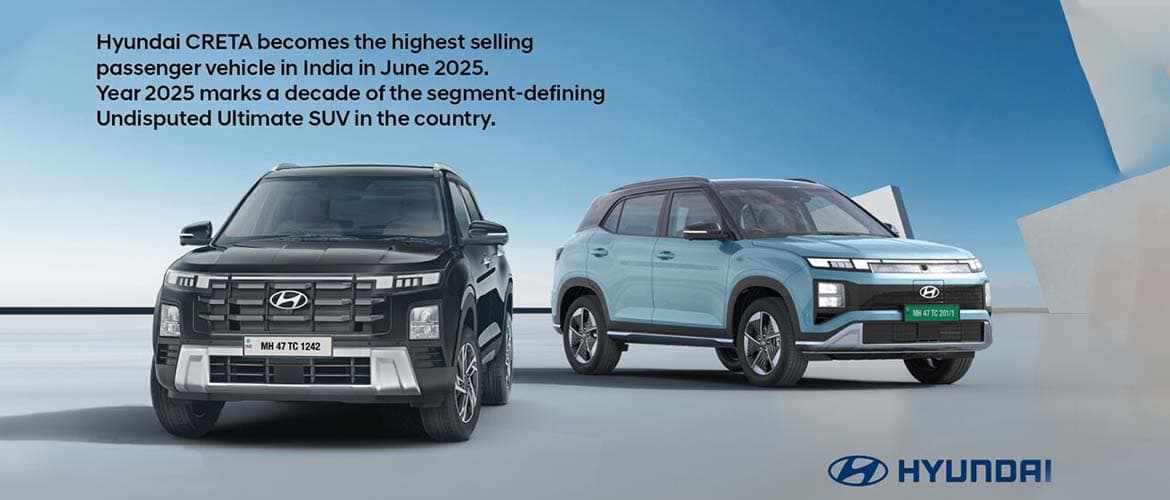 Hyundai Creta Celebrates a Decade of Dominance With 1.2 Million Units Sold