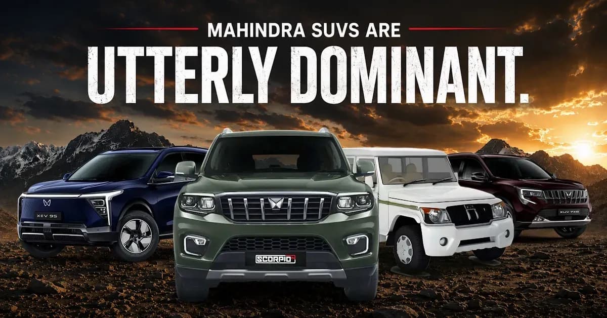 Mahindra's Triple Crown: Scorpio, XUV7XO, XEV 9S Rule SUV Sales