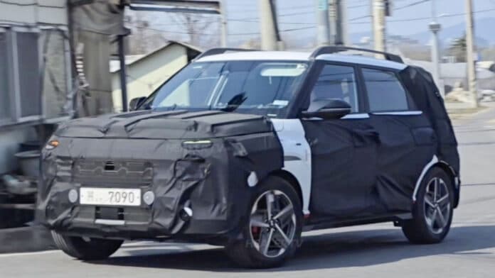New Hyundai Venue N Line Spied Testing
